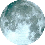 Moon as it appears in the zenith