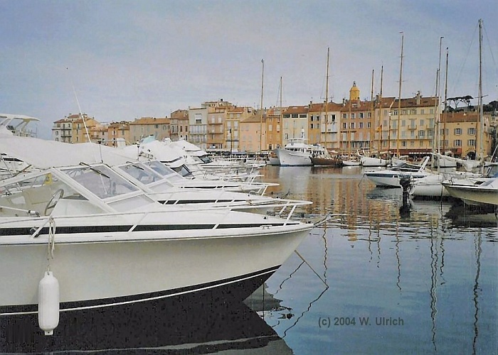 November 2004 - Boats in the harbor of St. Tropez, France